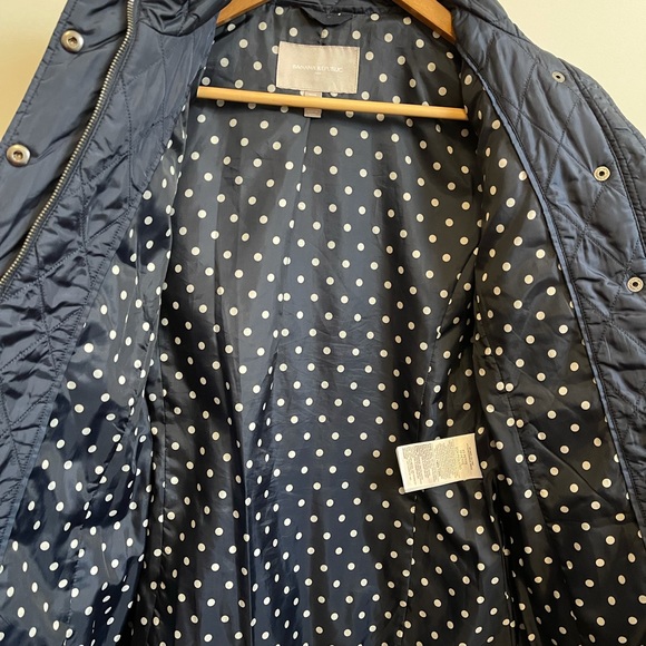 Banana Republic quilted jacket with belt XS PETITE - Picture 4 of 5